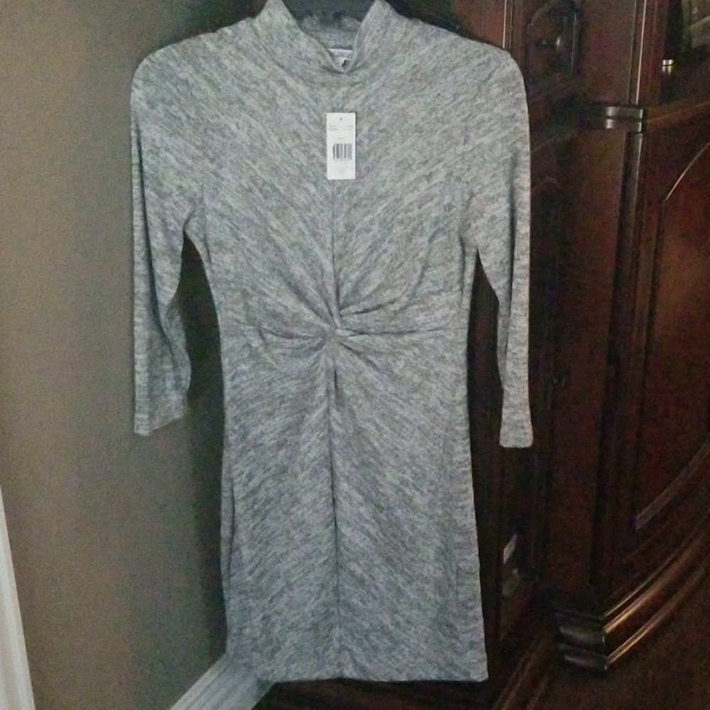 Stilletto's Heather Grey Sheath Dress